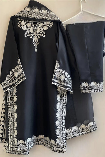 3PC Cotton Fabric Suit | AM-049