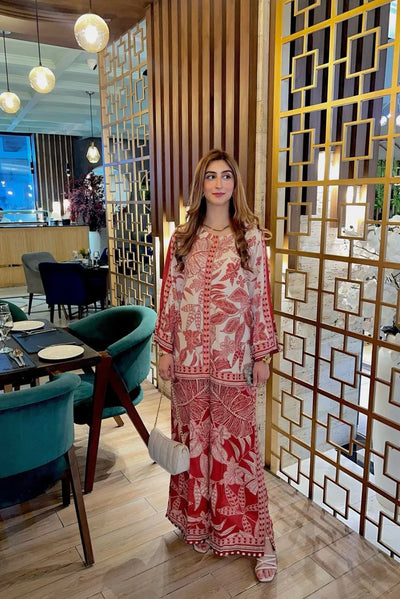 2PC Indian Raw Silk Suit | DA-038